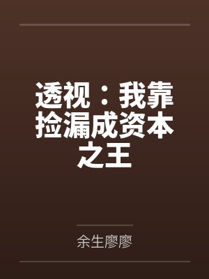 透视:我靠捡漏成资本之王