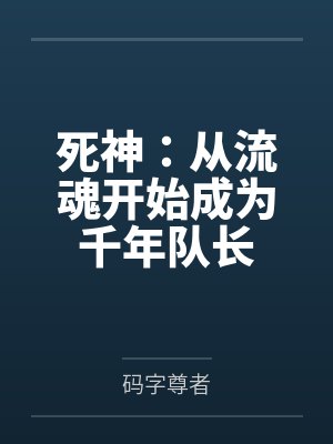 死神:从流魂开始成为千年队长