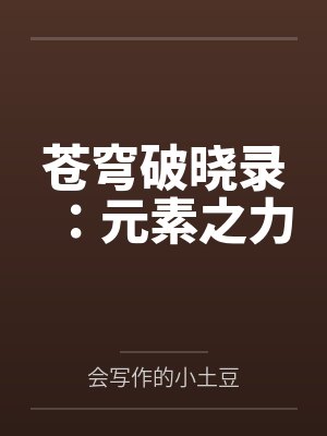 苍穹破晓录:元素之力